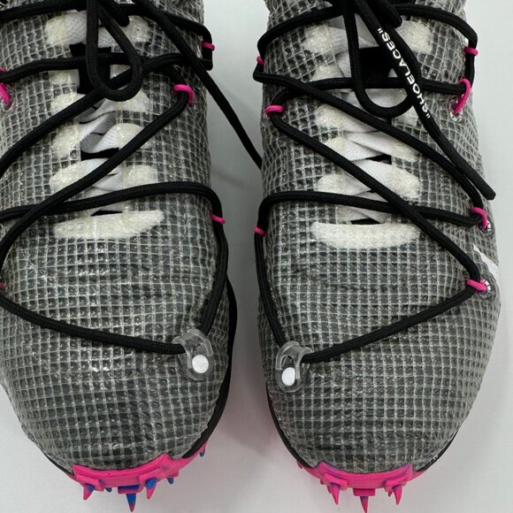Nike x Off-White Black Laser Fuchsia Vapor Street Sneakers Size 7 - Picture 3 of 12